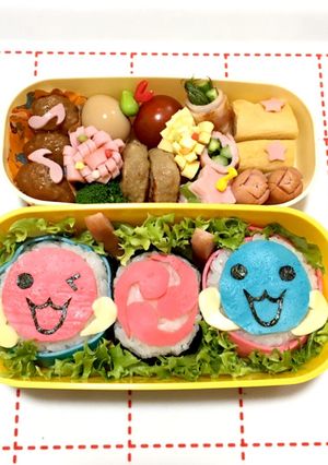 キャラ弁 太鼓の達人-レシピのメイン写真