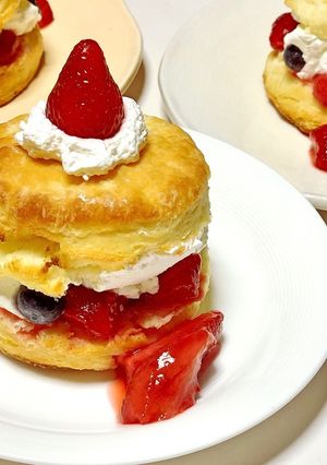 アメリカの味☆アメリカンショートケーキ-レシピのメイン写真