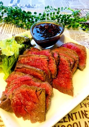 フライパンで作るローストビーフ♪-レシピのメイン写真