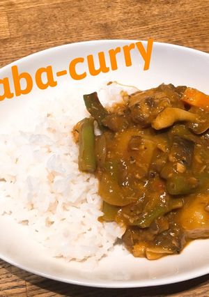 夏野菜たっぷりのサバカレー-レシピのメイン写真