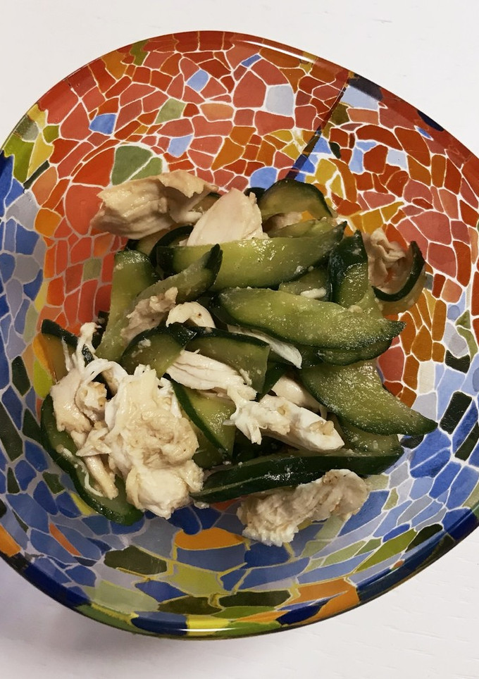 ささみときゅうりの和え物-レシピのメイン写真