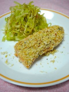 簡単!揚げない焼かない☆銀鮭パン粉焼き-レシピのメイン写真