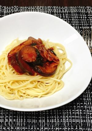 冷蔵庫の残り物で作るパスタ-レシピのメイン写真