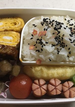 高校生お弁当(2018.6.18)-レシピのメイン写真
