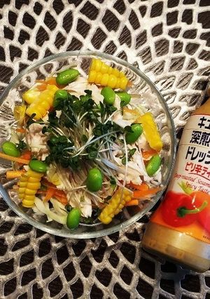ささみとたっぷり野菜のベジボウル-レシピのメイン写真