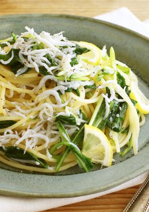 液体塩こうじでしらすとルッコラのパスタ☆-レシピのメイン写真