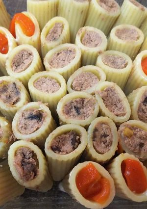 簡単美味・レバーと野菜を詰めたカネロニ-レシピのメイン写真