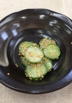 きゅうりのごま和え(透析食)-レシピのメイン写真
