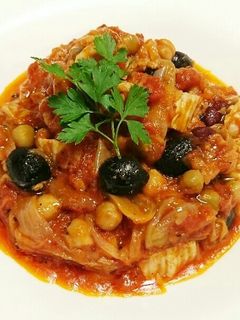 牛もつと豆のトマト煮込み-レシピのメイン写真