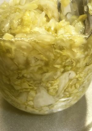 材料ふたつ、簡単な乳酸キャベツ-レシピのメイン写真