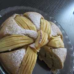 รูปของ りんごケーキ・ドイツ☆卵1個　バターなし