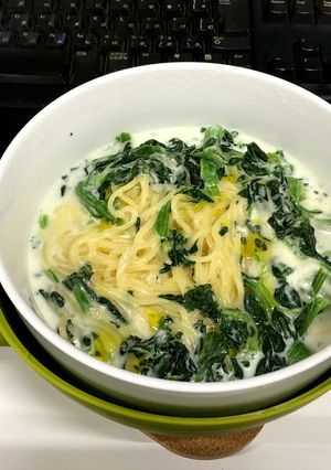 今日も簡単！チーズフォンデュパスタ！-レシピのメイン写真