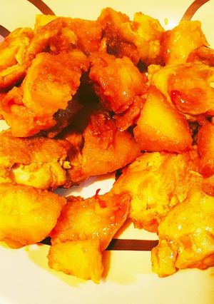 ピリッと美味しい鶏とジャガイモ炒め-レシピのメイン写真