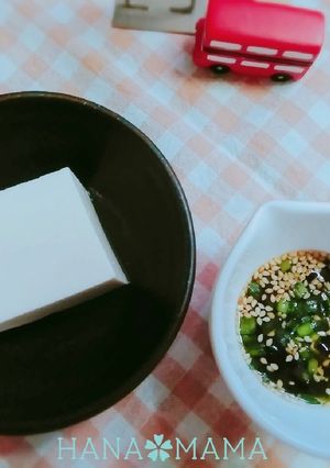 炊き込みワカメで冷奴-レシピのメイン写真