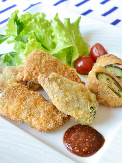 ナスの肉巻きフライ♪-レシピのメイン写真