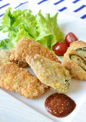 ナスの肉巻きフライ♪-レシピのメイン写真