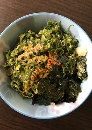 飲んだ後のシメに♪ねぎ飯！-レシピのメイン写真
