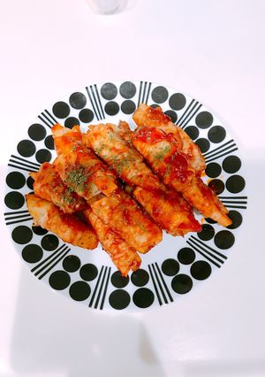 肉巻きポテト♡トマト味で子供がペロリ-レシピのメイン写真