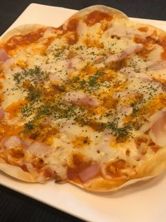 餃子の皮ピザ-レシピのメイン写真