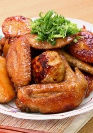じゃがいもと鶏手羽の照り煮-レシピのメイン写真