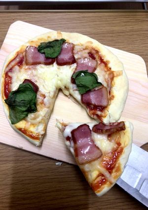 無発酵ピザ生地-レシピのメイン写真