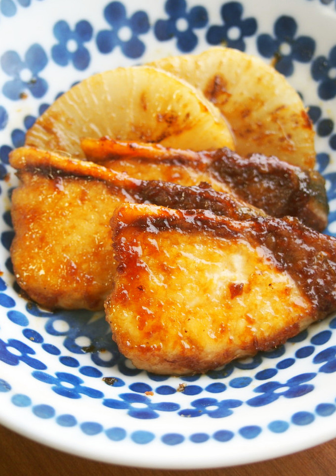 ぶりと大根の生姜焼き♪生姜が香る♪-レシピのメイン写真