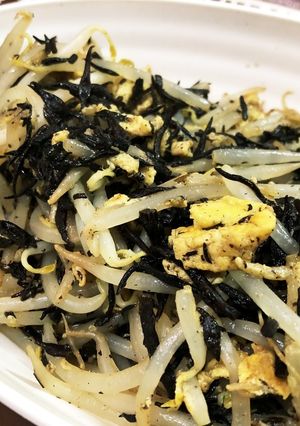 もやしとひじきの炒め物-レシピのメイン写真