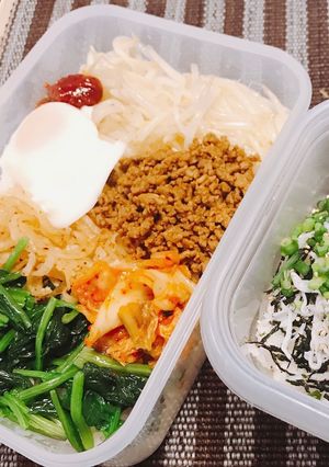 高校野球部２ℓ弁当　ビビンパ編-レシピのメイン写真