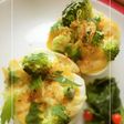茹で卵×ブロ×味付たらの和トースト