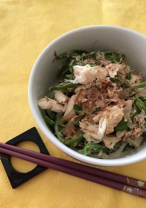 簡単☆ささみとピーマンの麺つゆマヨ和え-レシピのメイン写真