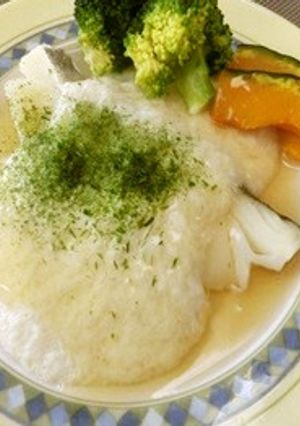 【高齢者】白身魚のじょうよ蒸し-レシピのメイン写真