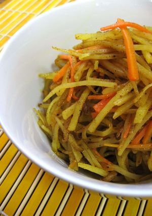 じゃが芋と人参のカレー炒め-レシピのメイン写真