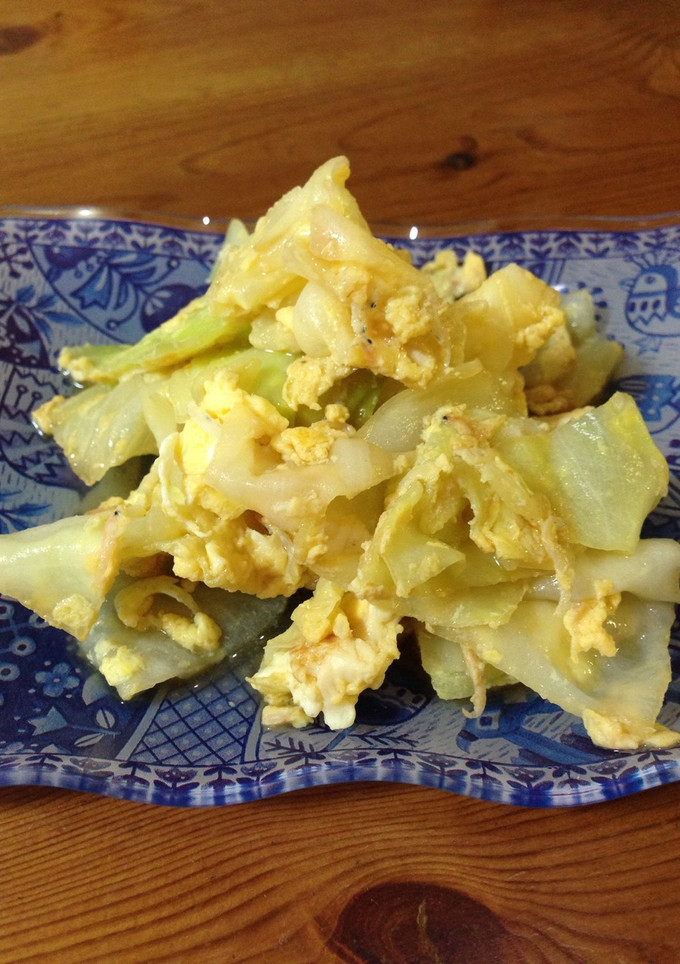 簡単副菜♪キャベツとしらすと卵の炒め物-レシピのメイン写真