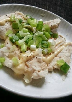 レンジで簡単！鶏ささみ醤油マヨ☆-レシピのメイン写真
