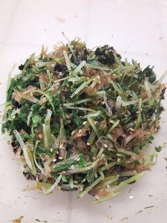 水菜の簡単和え物-レシピのメイン写真