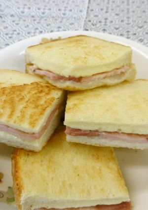 【保育園のおやつ】クロックムッシュ-レシピのメイン写真