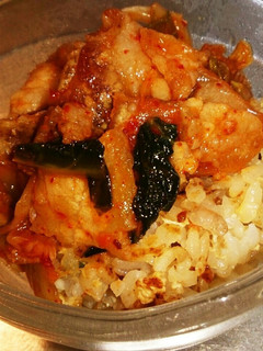 炒飯の豚キムチ丼 Ver.ちょい盛り-レシピのメイン写真
