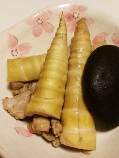 筍と鶏と干椎茸の煮物-レシピのメイン写真