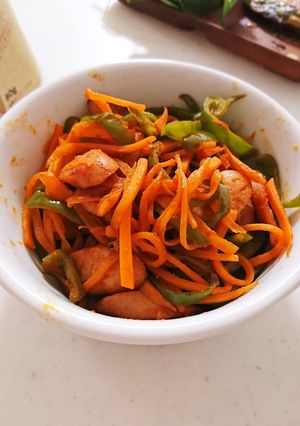 にんじんのナポリタン炒め-レシピのメイン写真