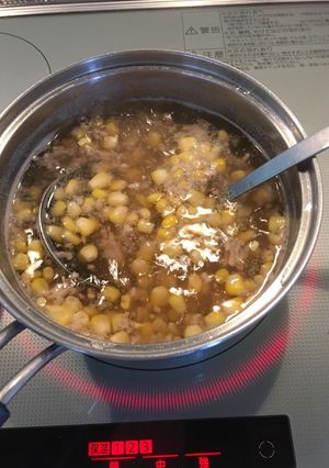 超簡単！ひき肉とコーンのスープ☆-レシピのメイン写真