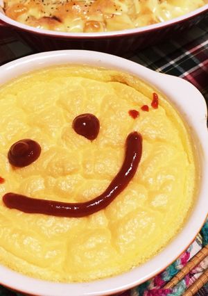 簡単スフレオムライス-レシピのメイン写真