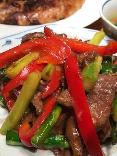 牛肉とアスパラの中華炒め-レシピのメイン写真