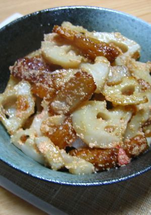 レンコンの明太子バター炒め-レシピのメイン写真
