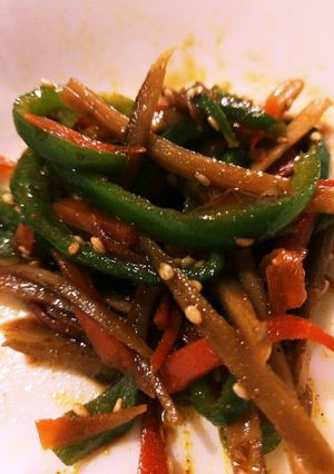 カレーきんぴらごぼう！-レシピのメイン写真