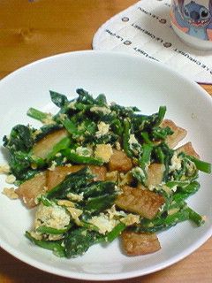 ほうれん草とさつま揚げのたまご炒め-レシピのメイン写真