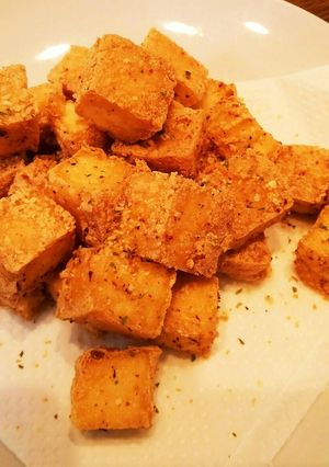 カリカリふわり厚揚げキューブ-レシピのメイン写真
