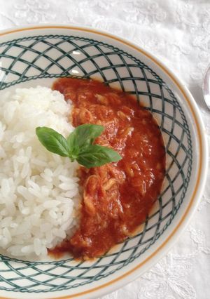 洗い物なしポリ袋料理『ツナトマト』-レシピのメイン写真