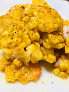 エビ香る 揚げない コーンフリッター-レシピのメイン写真