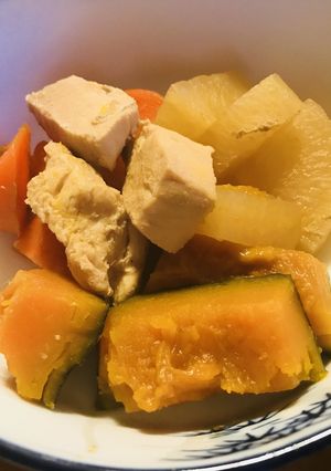 根菜＆野菜と鶏肉のあまからしょうが煮-レシピのメイン写真