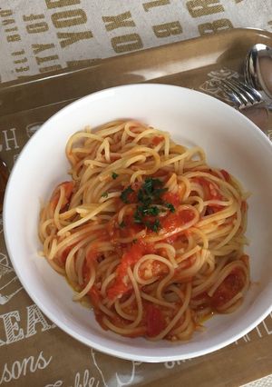 にんじんパスタ-レシピのメイン写真